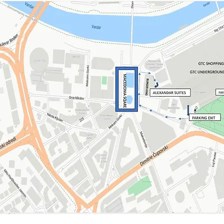 Alexandar Square شقة سكوبجي